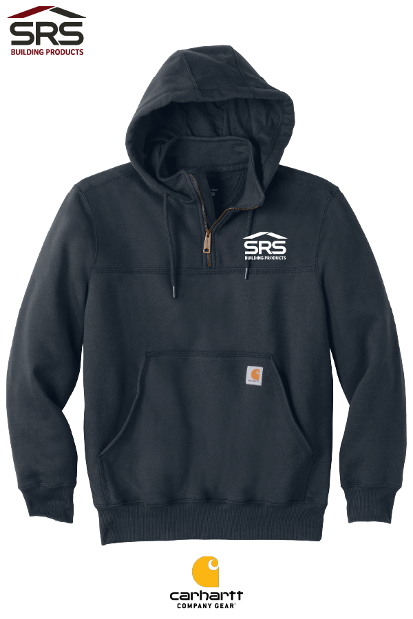 Carhartt® Rain Defender® Paxton Heavyweight Hooded Zip Mock Sweatshirt [SRS Building Products]