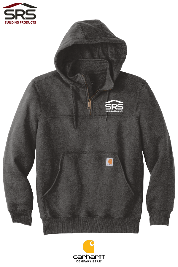 Carhartt® Rain Defender® Paxton Heavyweight Hooded Zip Mock Sweatshirt [SRS Building Products]