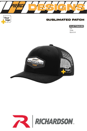 Custom Richardson 112 Trucker - Sublimated Patch