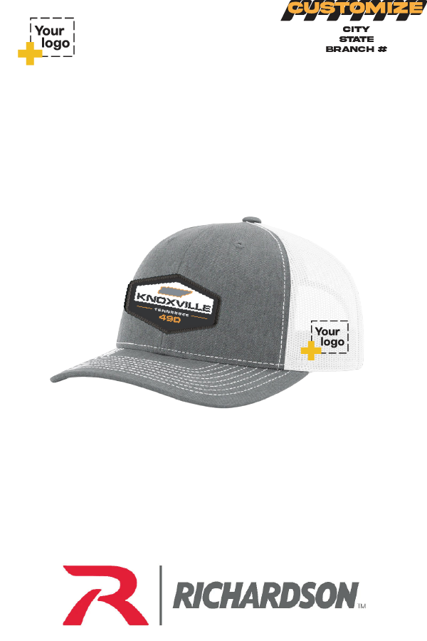 Custom Richardson 112 Trucker - Sublimated Patch