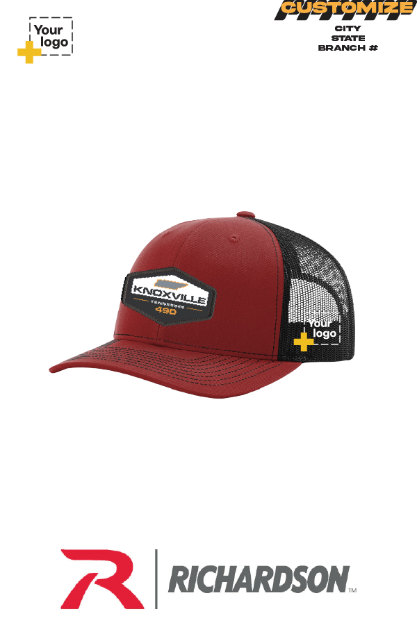 Custom Richardson 112 Trucker - Sublimated Patch