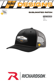 Custom Richardson 112FPR Trucker - Sublimated Patch
