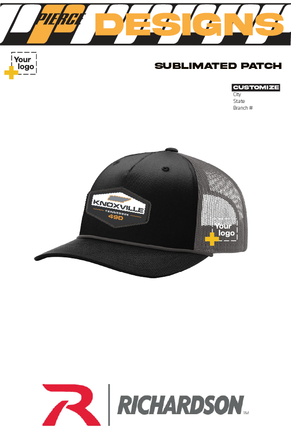 Custom Richardson 112FPR Trucker - Sublimated Patch