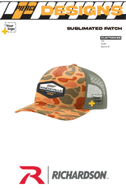 Custom Richardson 112PFP Trucker - Sublimated Patch