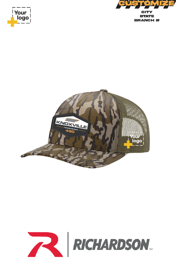 Custom Richardson 112PFP Trucker - Sublimated Patch