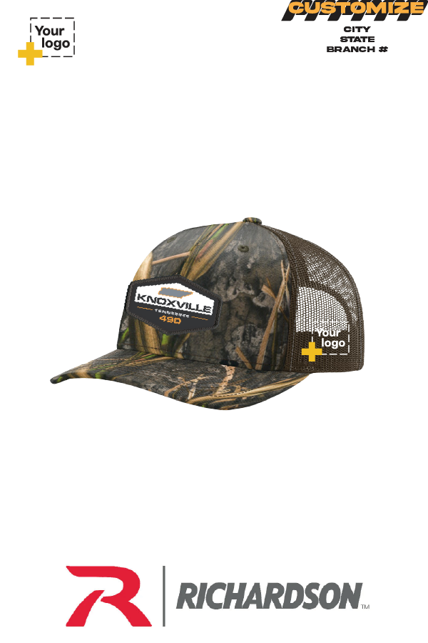 Custom Richardson 112PFP Trucker - Sublimated Patch
