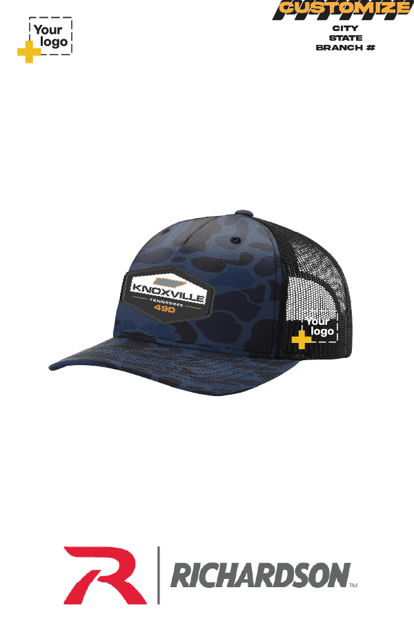 Custom Richardson 112PFP Trucker - Sublimated Patch