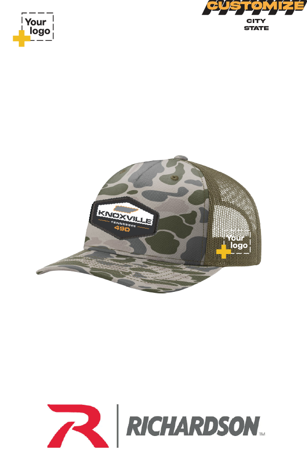 Custom Richardson 112PFP Trucker - Sublimated Patch