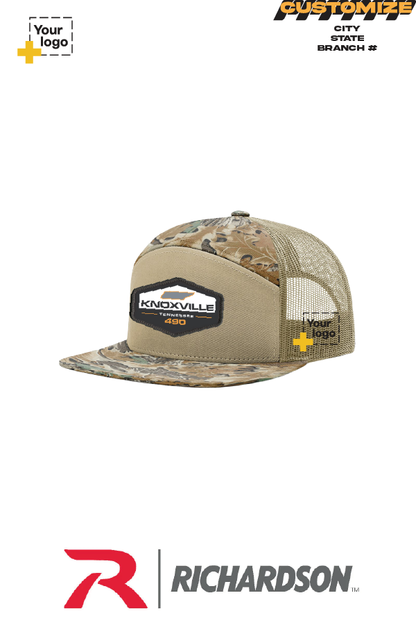 Custom Richardson 168P Trucker - Sublimated Patch