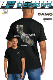 Custom Gildan® DryBlend® 50 Cotton/50 Poly T-Shirt - Terra Camo