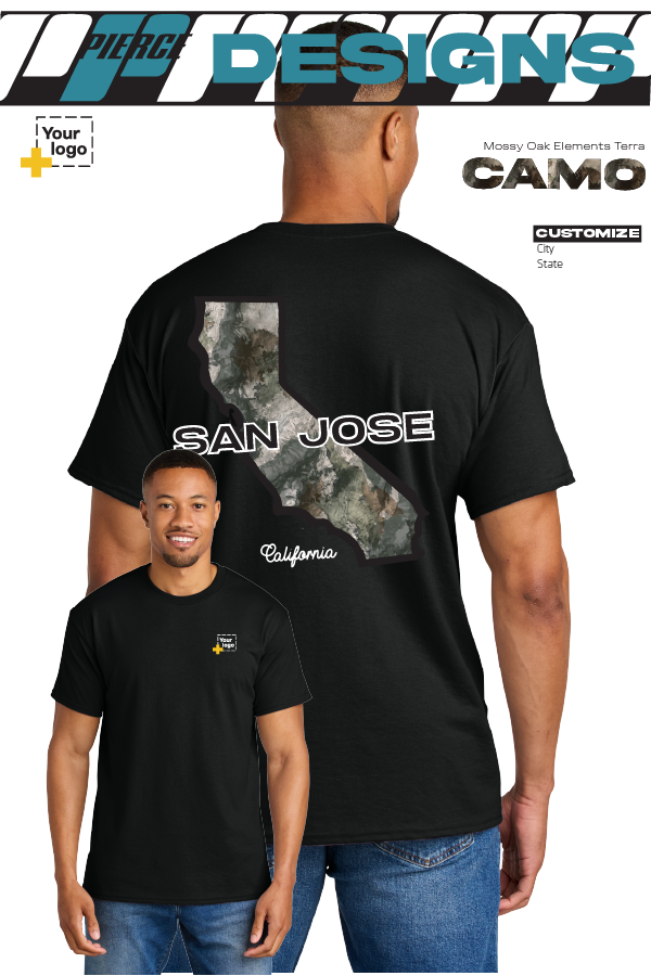 Custom Gildan® DryBlend® 50 Cotton/50 Poly T-Shirt - Terra Camo