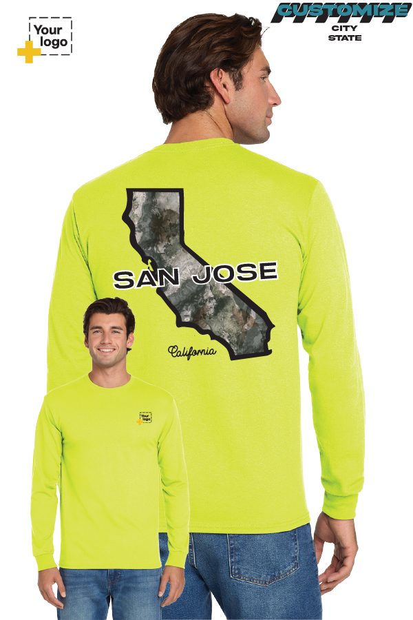 Custom Gildan® DryBlend® 50 Cotton/50 Poly Long Sleeve T-Shirt - Terra Camo