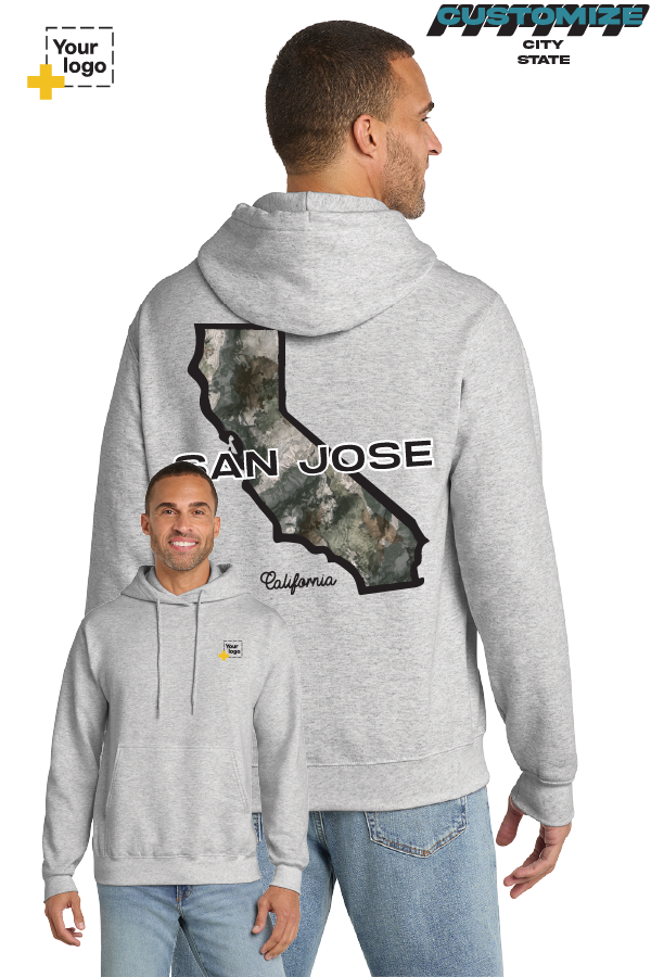 Custom Core Fleece Pullover Hooded Sweatshirt - Terra Camo