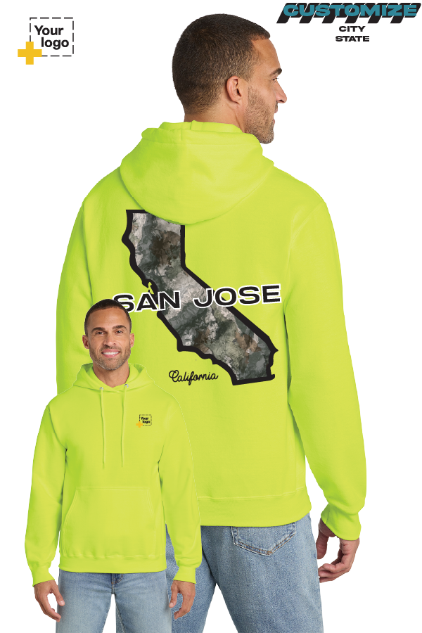 Custom Core Fleece Pullover Hooded Sweatshirt - Terra Camo