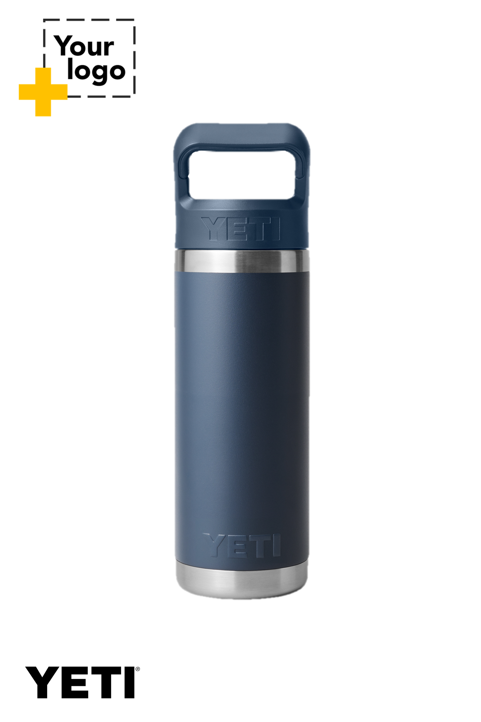 YETI® Rambler® 18 oz. Water Bottle with Color-Matched Straw Cap