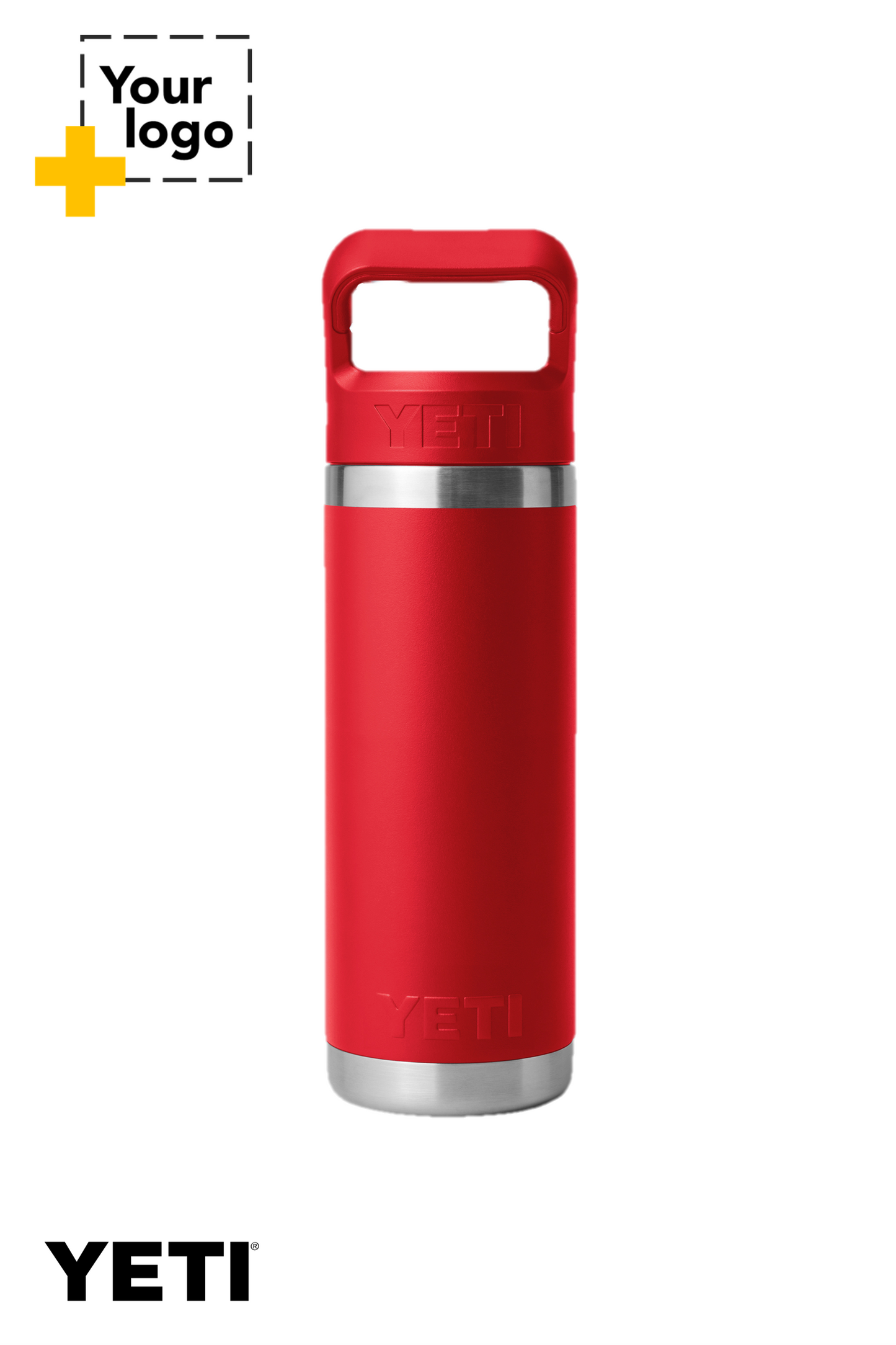 YETI® Rambler® 18 oz. Water Bottle with Color-Matched Straw Cap