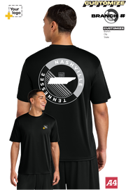 Custom A4 Cooling Performance Tee - CIRCLE