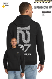 Custom Core Fleece Pullover Hooded Sweatshirt - Branch #