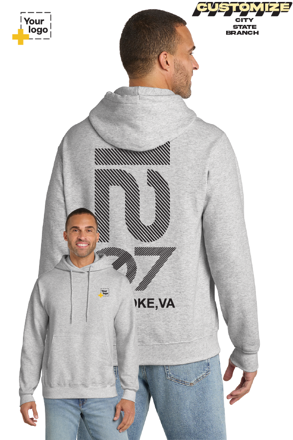 Custom Core Fleece Pullover Hooded Sweatshirt - Branch #