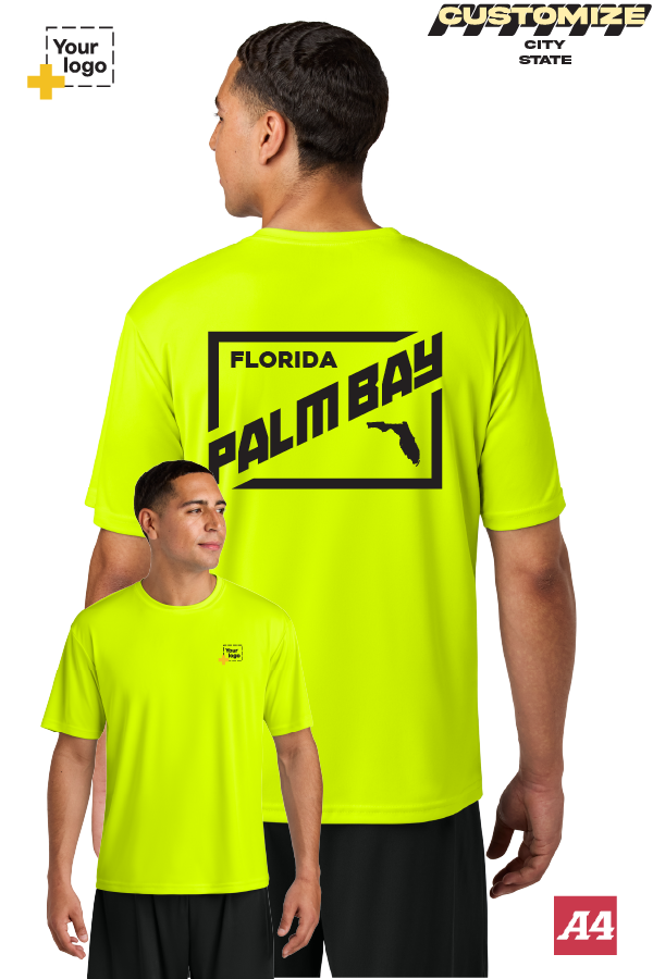 Custom A4 Cooling Performance Tee - DIAGONAL