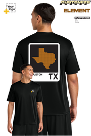 Custom A4 Cooling Performance Tee - ELEMENTS DOTS