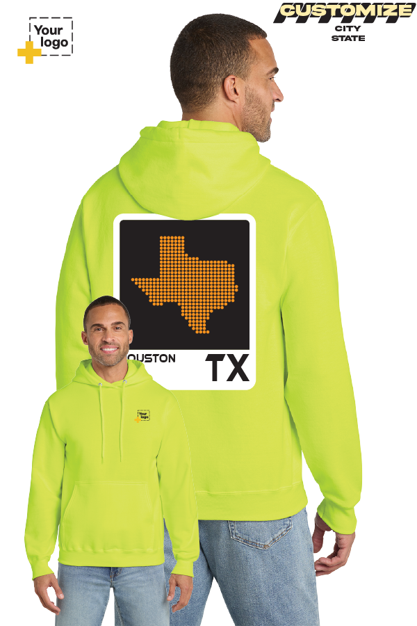 Custom Core Fleece Pullover Hooded Sweatshirt - ELEMENTS DOTS