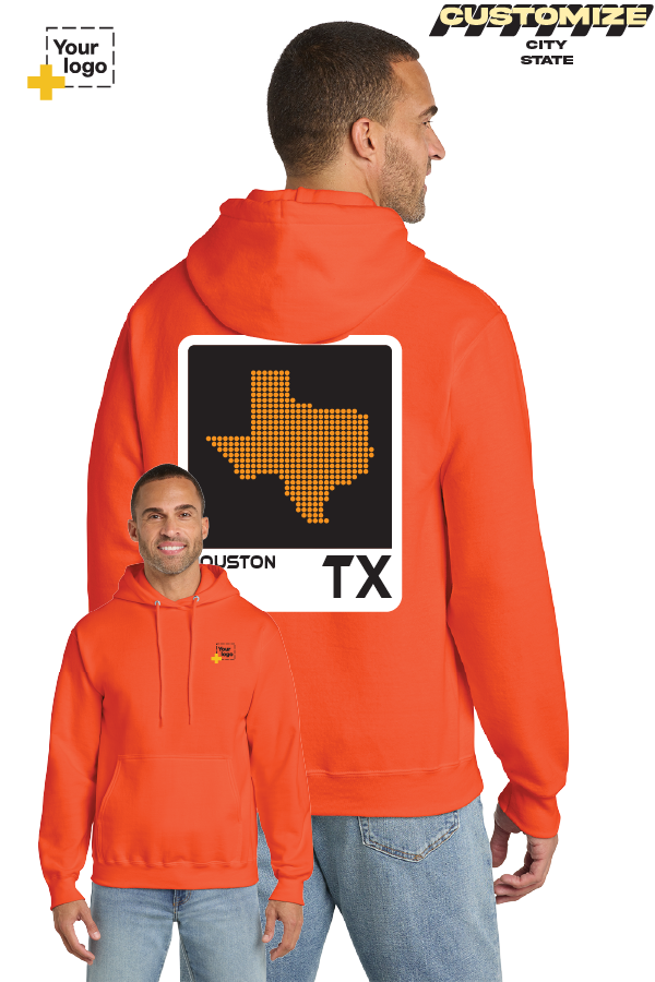 Custom Core Fleece Pullover Hooded Sweatshirt - ELEMENTS DOTS