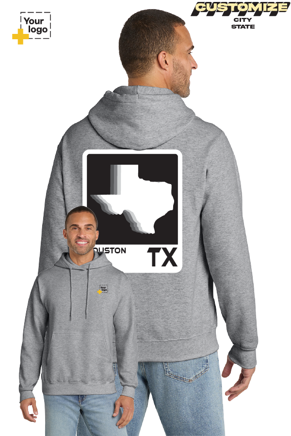 Custom Core Fleece Pullover Hooded Sweatshirt - ELEMENTS FADE