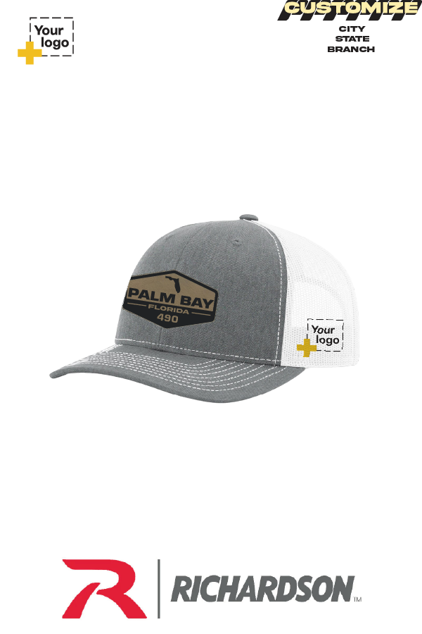 Custom Richardson 112 Trucker - Faux Leather Patch