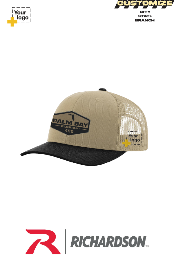 Custom Richardson 112 Trucker - Faux Leather Patch