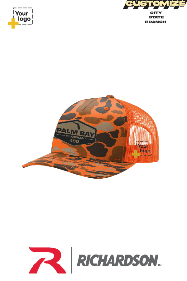 Custom Richardson 112PFP Trucker - Faux Leather Patch