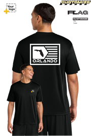 Custom A4 Cooling Performance Tee - GEOMETRIC FLAG