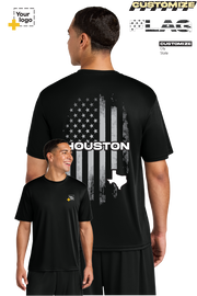 Custom A4 Cooling Performance Tee - FLAG