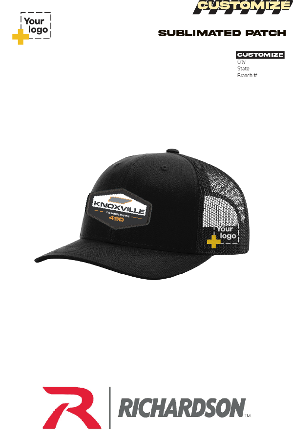 Custom Richardson 112 Trucker - Sublimated Patch