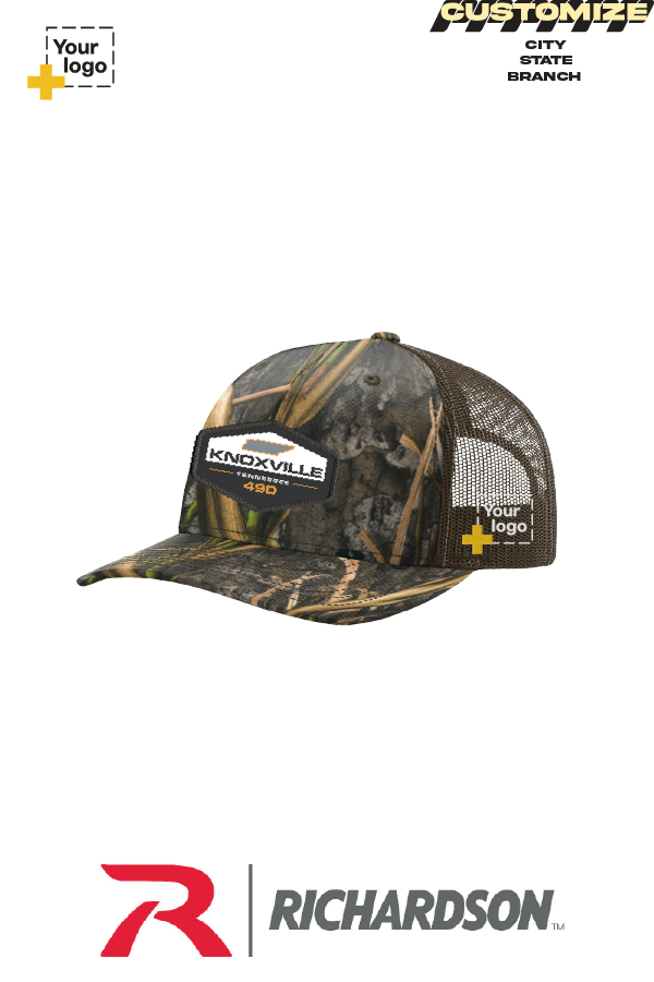 Custom Richardson 112PFP Trucker - Sublimated Patch