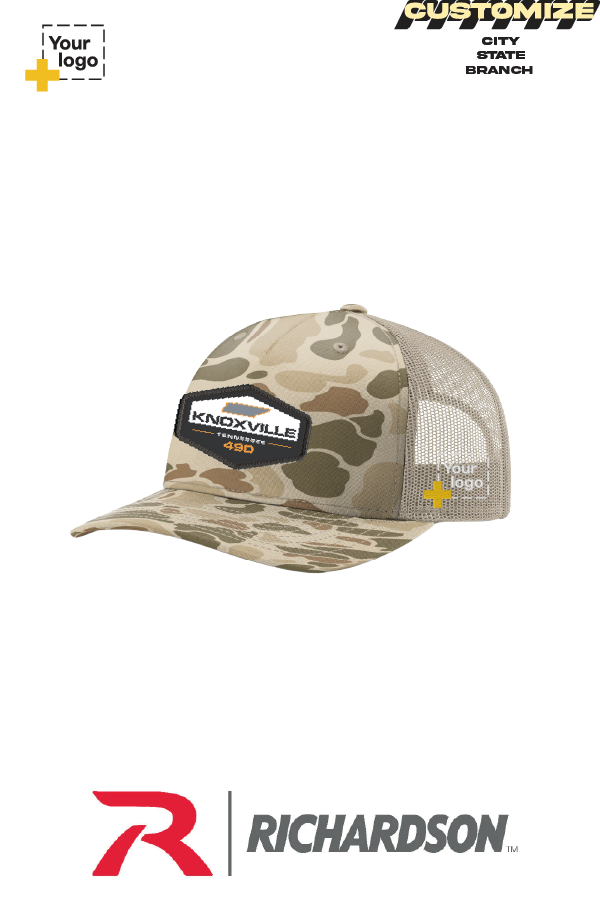 Custom Richardson 112PFP Trucker - Sublimated Patch