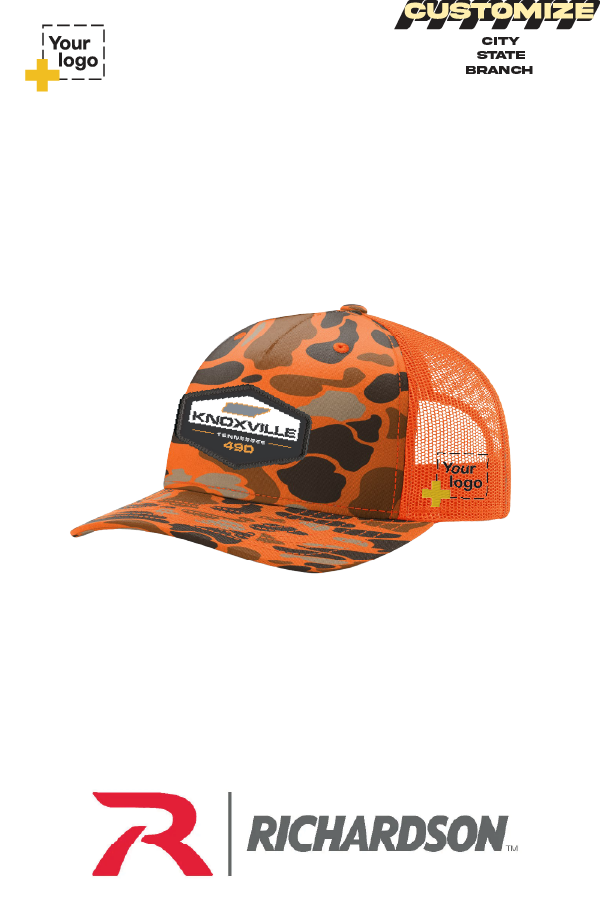 Custom Richardson 112PFP Trucker - Sublimated Patch