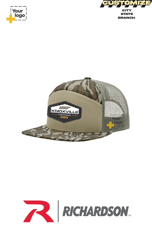 Custom Richardson 168P Trucker - Sublimated Patch