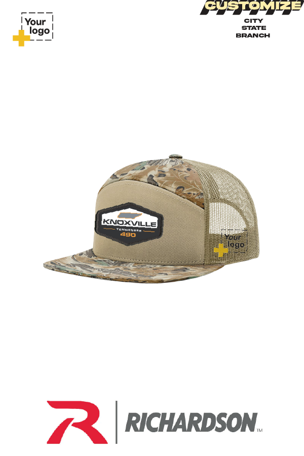 Custom Richardson 168P Trucker - Sublimated Patch