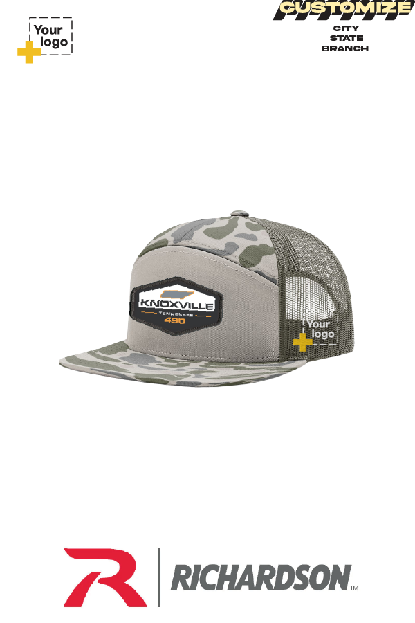 Custom Richardson 168P Trucker - Sublimated Patch