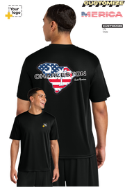 Custom A4 Cooling Performance Tee - Merica State