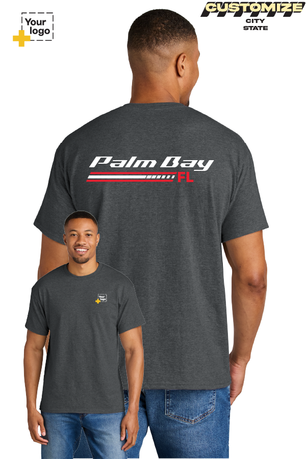 Custom Gildan® DryBlend® 50 Cotton/50 Poly T-Shirt - RACING STRIPES