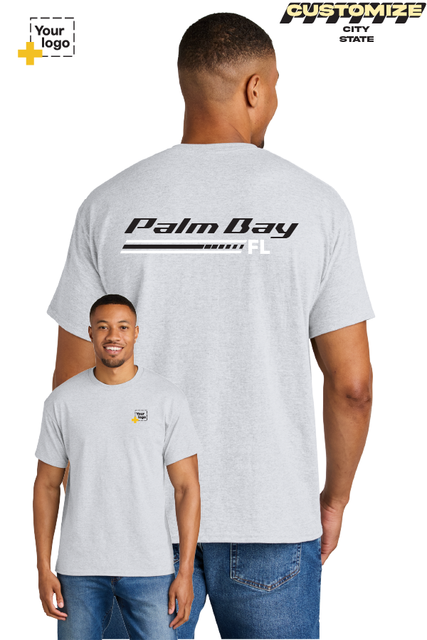 Custom Gildan® DryBlend® 50 Cotton/50 Poly T-Shirt - RACING STRIPES