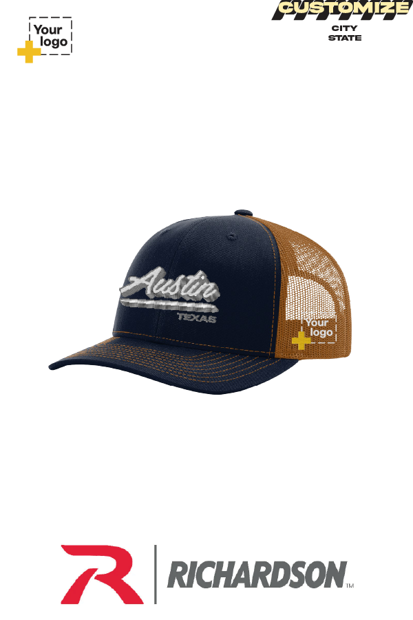 Custom Richardson 112 Trucker - Script Embroidered