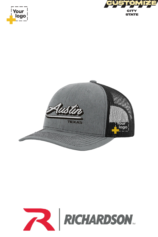 Custom Richardson 112 Trucker - Script Embroidered