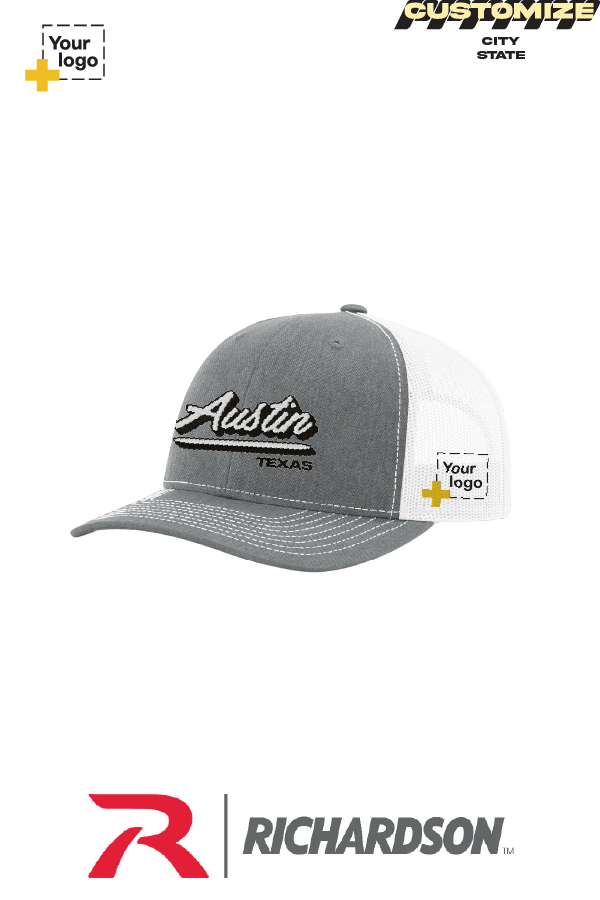 Custom Richardson 112 Trucker - Script Embroidered