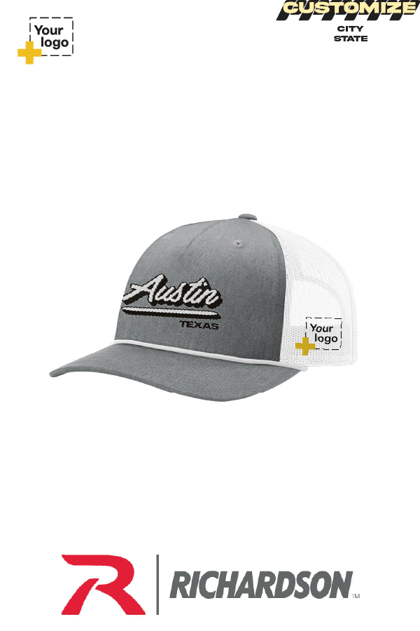 Custom Richardson 112FPR Trucker - Script Embroidered