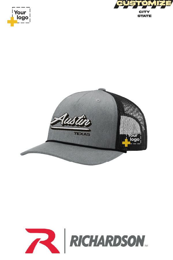 Custom Richardson 112FPR Trucker - Script Embroidered