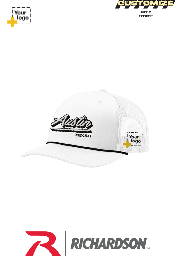 Custom Richardson 112FPR Trucker - Script Embroidered