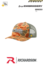 Custom Richardson 112PFP Trucker - Script Embroidered